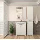 Купить Зеркало со шкафом Style Line Олеандр 2 Люкс 65 ЛС-00000202 с подсветкой Рельеф пастель в магазине сантехники Santeh-Crystal.ru