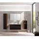 Купить Шкаф пенал Vitra Metropole 40 L 58204 подвесной Сливовое дерево Черный в магазине сантехники Santeh-Crystal.ru