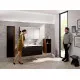 Купить Шкаф пенал Vitra Metropole 40 L 58204 подвесной Сливовое дерево Черный в магазине сантехники Santeh-Crystal.ru