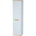 Шкаф пенал Vitra Sento 40 L 60854 подвесной с бельевой корзиной Белый матовый