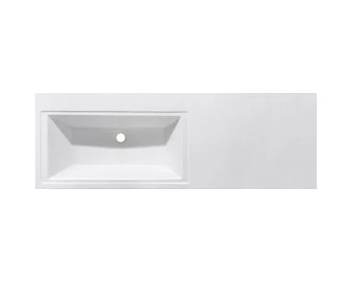 Приобрести Тумба с раковиной Эстет Dallas Luxe 150 L ФР-00009685 подвесная Белая в магазине сантехники Santeh-Crystal.ru