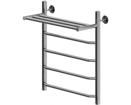 Купить Водяной полотенцесушитель Aquanet Fiona 60x40 266739 с полкой Хром в магазине сантехники Santeh-Crystal.ru