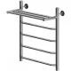 Купить Водяной полотенцесушитель Aquanet Fiona 60x40 266739 с полкой Хром в магазине сантехники Santeh-Crystal.ru