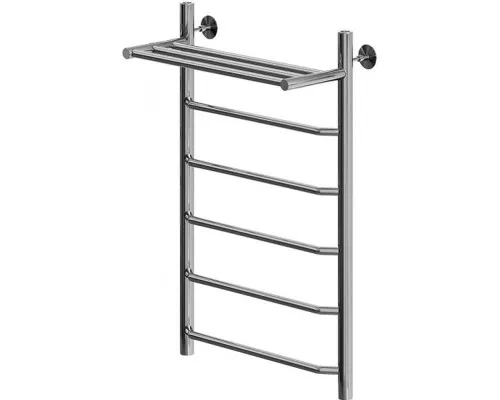Заказать Водяной полотенцесушитель Aquanet Fiona 80x50 266741 с полкой Хром в магазине сантехники Santeh-Crystal.ru