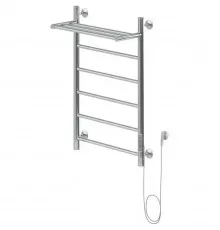 Электрический полотенцесушитель Aquanet Mauro 80х50 R 282007 с полкой Хром