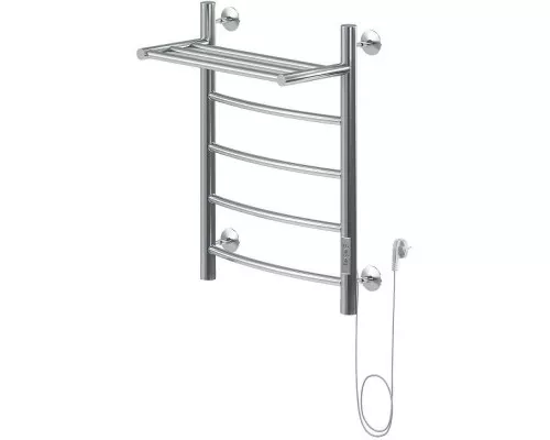 Купить Электрический полотенцесушитель Aquanet Romeo 60х50 R 281990 с полкой Хром в магазине сантехники Santeh-Crystal.ru