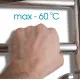 Купить Электрический полотенцесушитель Energy H G6 800x500 EETR0000H0805000000 Хром в магазине сантехники Santeh-Crystal.ru