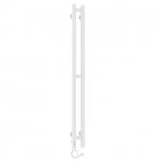 Электрический полотенцесушитель Laris Прайм Дуэт ЧК 80х1200 L 73207361 Белый муар