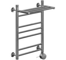 Электрический полотенцесушитель Ника Classic ЛП (Г2) ВП 60/40 с полкой Хром