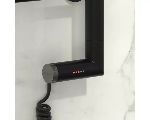 Приобрести Электрический полотенцесушитель Сунержа Галант 2.0 1000x400 L 31-5200-1040 Черный матовый в магазине сантехники Santeh-Crystal.ru