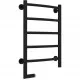 Приобрести Электрический полотенцесушитель Сунержа Галант 2.0 600x400 L 31-5200-6040 Черный матовый в магазине сантехники Santeh-Crystal.ru