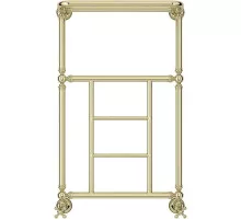 Водяной полотенцесушитель Сунержа Ренессанс 1452 860х500 020-0282-8650 с полкой Шампань