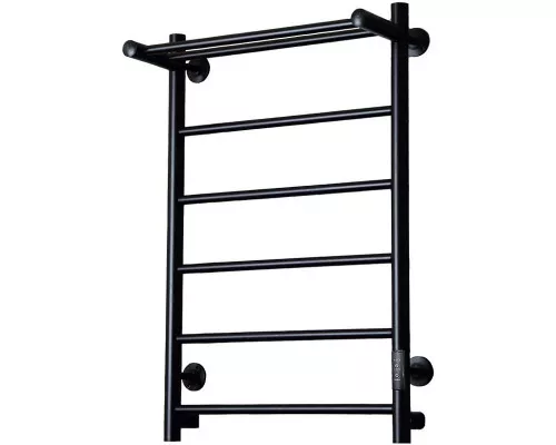 Приобрести Электрический полотенцесушитель Тругор Аспект ПЭК 1П СП 80x50 с полкой Черный в магазине сантехники Santeh-Crystal.ru