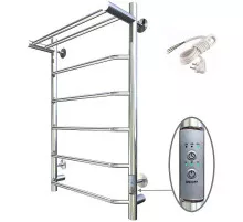 Электрический полотенцесушитель Тругор ПЭК 6 П СП 80x40 с полкой Хром