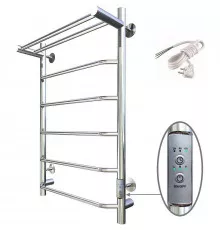 Электрический полотенцесушитель Тругор ПЭК 6 П СП 80x50 с полкой Хром