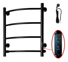 Электрический полотенцесушитель Тругор ПЭК 5 СП 60x50 Черный