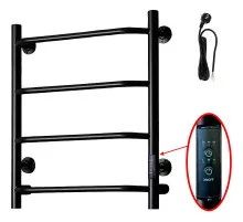 Электрический полотенцесушитель Тругор ПЭК 6 СП 60x50 Черный
