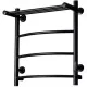 Купить Электрический полотенцесушитель Тругор ПЭК 5П СП 60x50 с полкой Черный в магазине сантехники Santeh-Crystal.ru