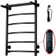 Купить Электрический полотенцесушитель Тругор ПЭК 5П СП 80x50 с полкой Черный в магазине сантехники Santeh-Crystal.ru