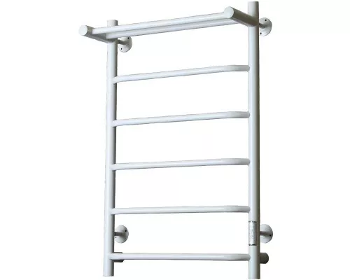 Купить Электрический полотенцесушитель Тругор ПЭК 6П СП 80x50 с полкой Белый в магазине сантехники Santeh-Crystal.ru