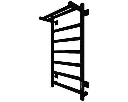 Заказать Электрический полотенцесушитель Тругор ПЭК 20квП СП 80x50 с полкой Черный в магазине сантехники Santeh-Crystal.ru