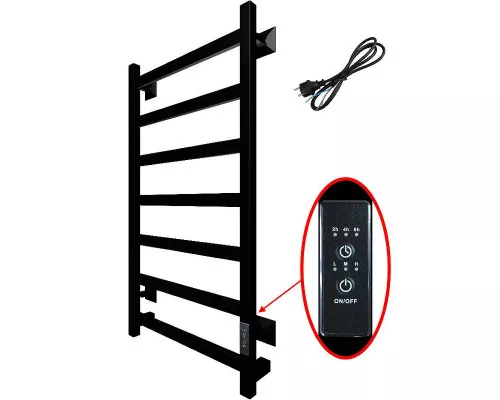 Заказать Электрический полотенцесушитель Тругор ПЭК 20кв СП 80x50 Черный в магазине сантехники Santeh-Crystal.ru