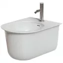 Биде Artceram Chic CHB001 05 00 подвесное Белое матовое Биде Artceram Chic CHB001 05 00 подвесное Белое матовое