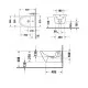 Заказать Биде Duravit D-Neo 2294150000 подвесное Белый в магазине сантехники Santeh-Crystal.ru