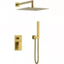 Душевая система Boheme Qubic 474-3-BR Бронза
