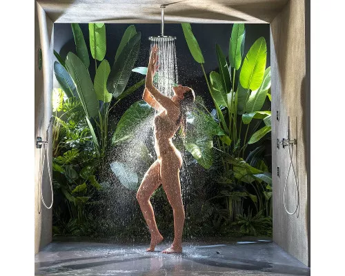 Приобрести Душевая система Bossini Apice L10505.030 с термостатом Хром в магазине сантехники Santeh-Crystal.ru