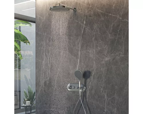 Приобрести Душевая система Bossini Apice L10505.030 с термостатом Хром в магазине сантехники Santeh-Crystal.ru