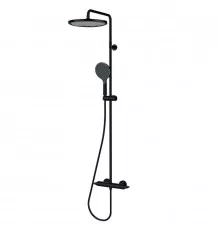 Душевая система Bossini Apice L10505.073 с термостатом Черный матовый