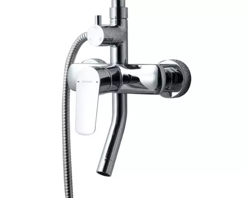 Купить Душевая система Bravat Rhein F6429564CP-A-ENG Хром в магазине сантехники Santeh-Crystal.ru