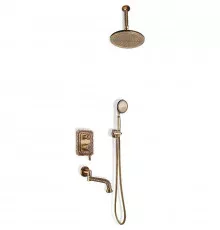 Душевая система Bronze de Luxe Виндзор 10137/1R Бронза