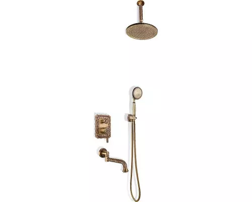 Душевая система Bronze de Luxe Виндзор 10137/1R Бронза