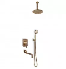 Душевая система Bronze de Luxe Виндзор 10137/1F Бронза