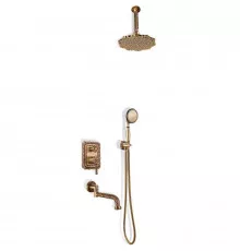 Душевая система Bronze de Luxe Windsor 10137/1F Бронза