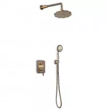 Душевая система Bronze de Luxe Виндзор 10138F Бронза глянцевая