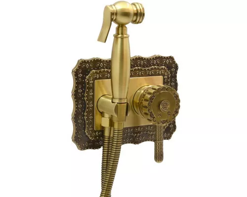 Заказать Гигиенический душ со смесителем Bronze de Luxe Windsor 10136 Бронза в магазине сантехники Santeh-Crystal.ru