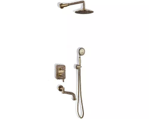 Душевая система Bronze de Luxe Виндзор 10137DF Бронза