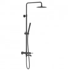 Душевая система Damixa Scandinavian Pure 936740300 Черная матовая