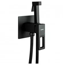 Гигиенический душ со смесителем Gappo G17-6 G7217-6 Черный матовый