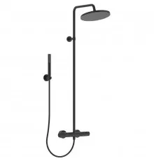 Душевая система Ideal Standard Ceratherm T25 BC748XG с термостатом Черная матовая