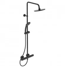 Душевая система Ideal Standard Ceratherm T25 A7545XG с термостатом Черная матовая