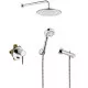 Купить Душевая система Kludi Bozz 386310576 Хром в магазине сантехники Santeh-Crystal.ru