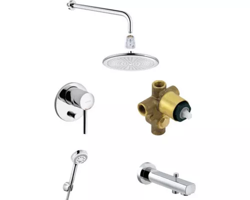 Купить Душевая система Kludi Bozz 386310576 Хром в магазине сантехники Santeh-Crystal.ru