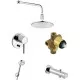 Купить Душевая система Kludi Bozz 386310576 Хром в магазине сантехники Santeh-Crystal.ru