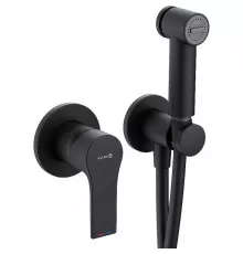 Гигиенический душ со смесителем Kludi Zenta SL 489983965 Черный матовый