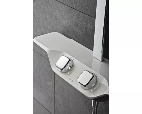 Заказать Душевая система Kludi Cockpit Discovery 8020091-00 Хром Белый в магазине сантехники Santeh-Crystal.ru