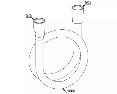 Приобрести Душевой шланг Kludi Supra 6107205-00 Хром в магазине сантехники Santeh-Crystal.ru